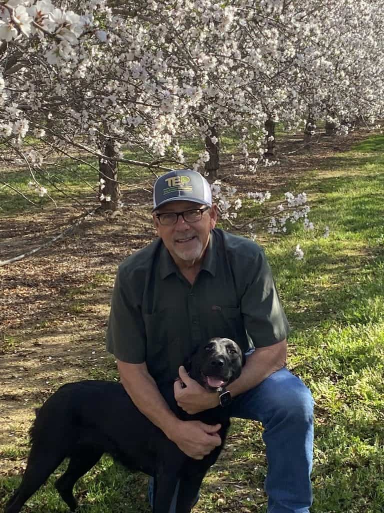 James Pingey and his dog Millie