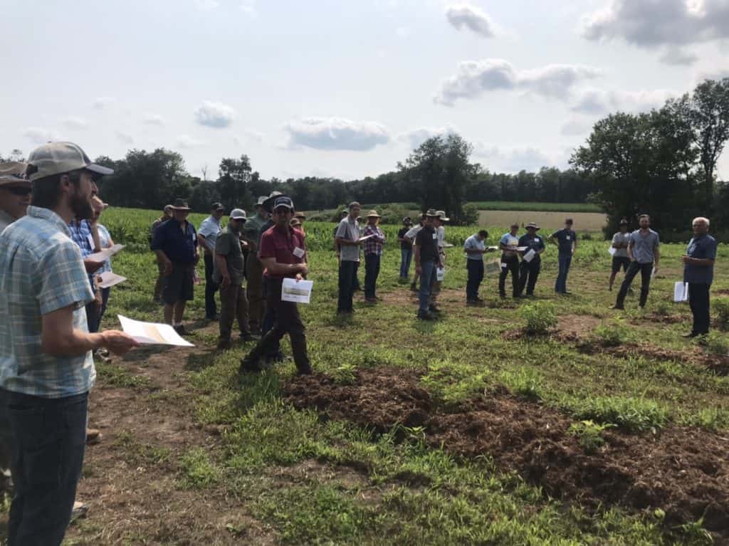 on-farm in gary zimmer's field