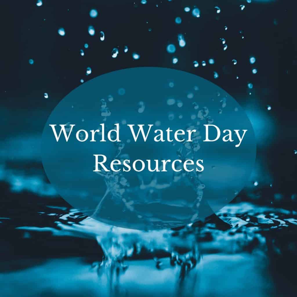 world water day resources graphic