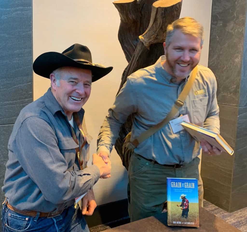 Bob Quinn at book signing